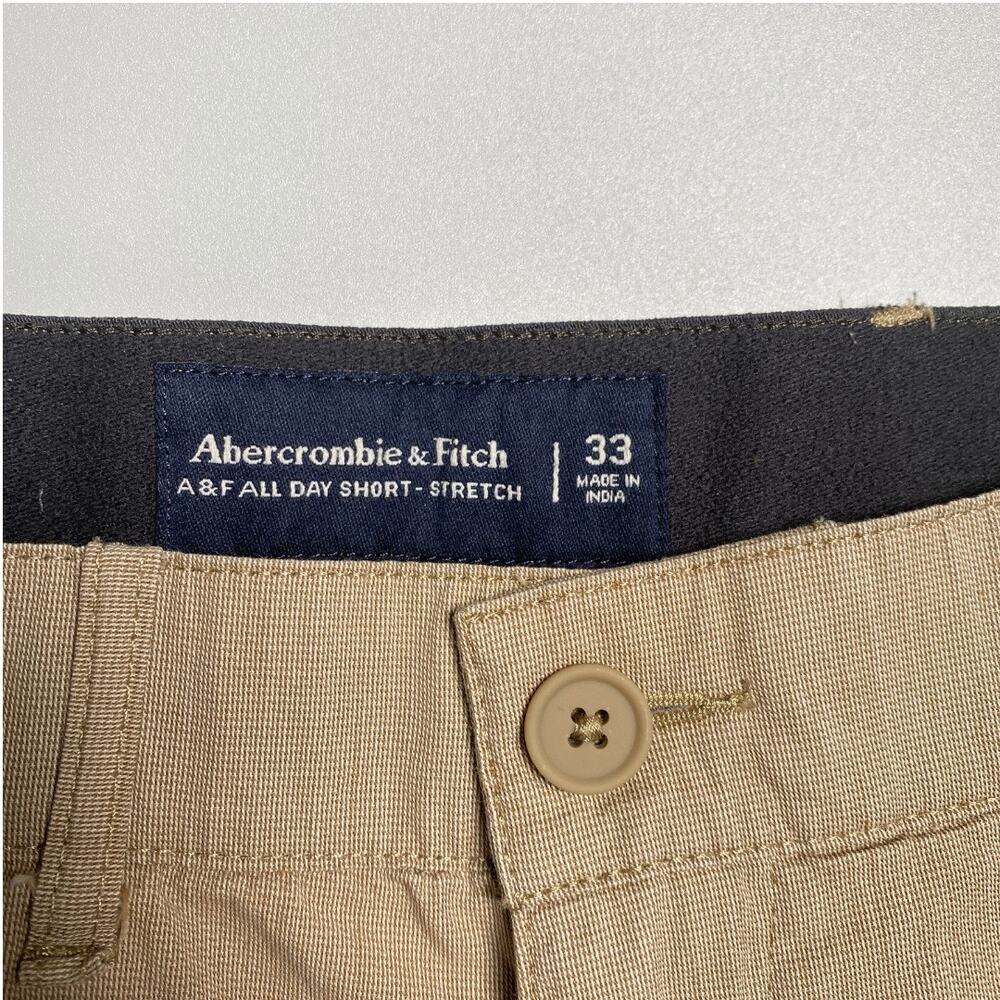 Abercrombie Khaki Shorts Bundle 33 All Day Chino Preppy (2 Pair) - Picture 7 of 12